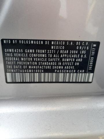 2016 VOLKSWAGEN GTI S/SE 3VW4T7AU4GM018024