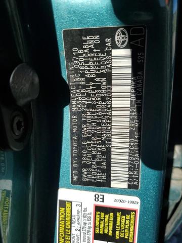 2010 TOYOTA COROLLA BA - 2T1BU4EE2AC467033