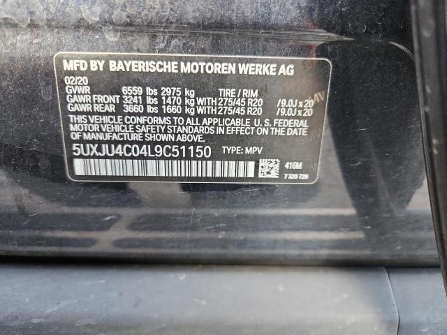 2020 BMW X5 M50I 5UXJU4C04L9C51150