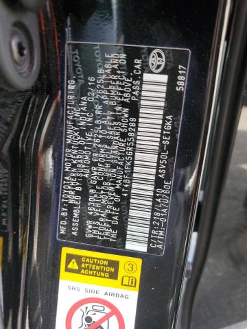2016 TOYOTA CAMRY LE 4T4BF1FK5GR558288