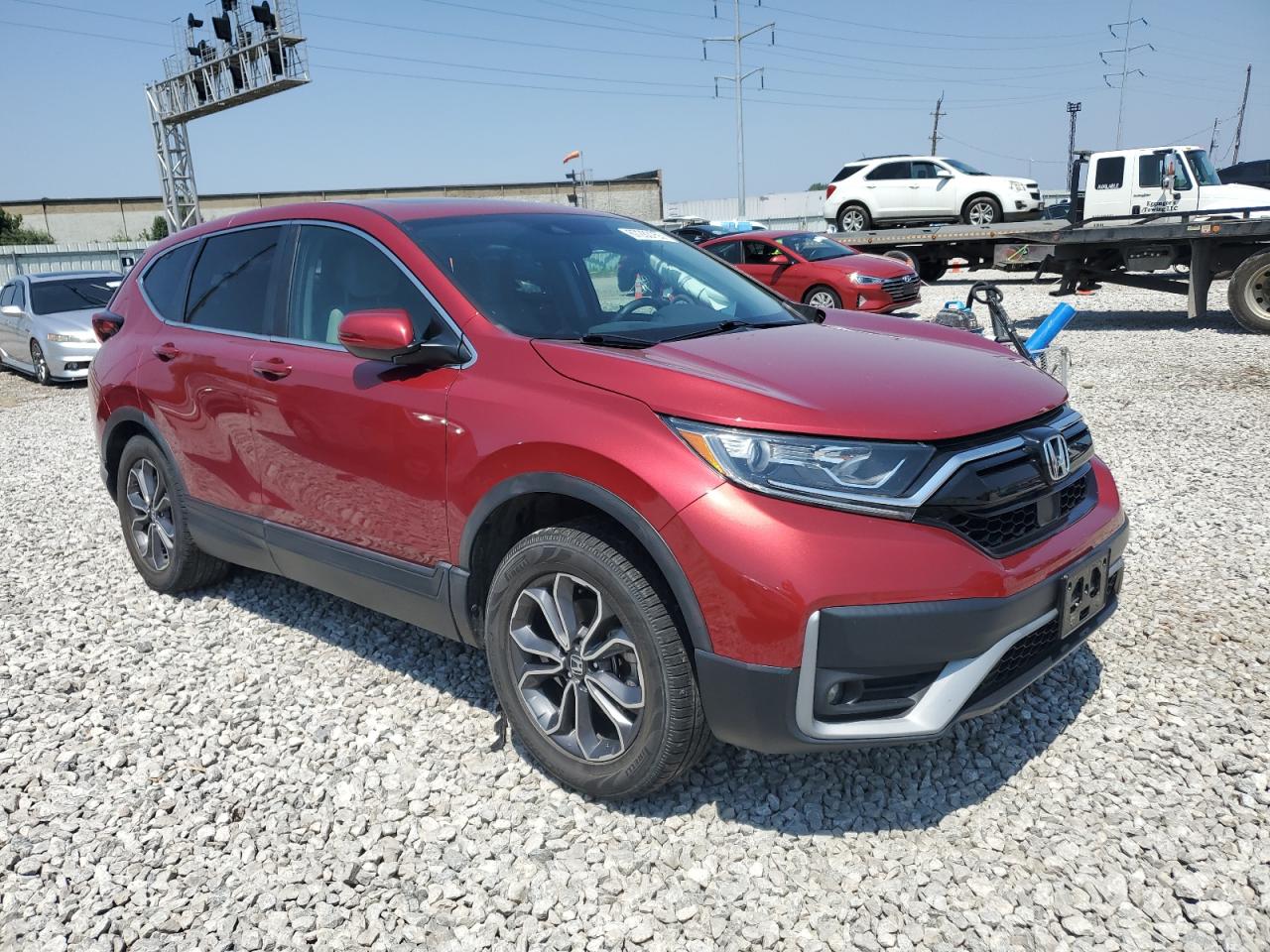 Lot #3315887082 2021 HONDA CR-V EX