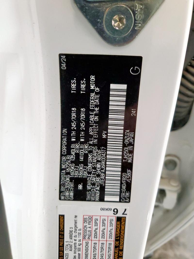 2024 TOYOTA LAND CRUIS JTEABFAJ6RK004317