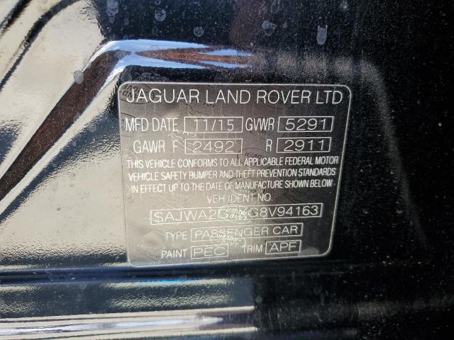 2016 JAGUAR XJL PORTFO SAJWA2G7XG8V94163