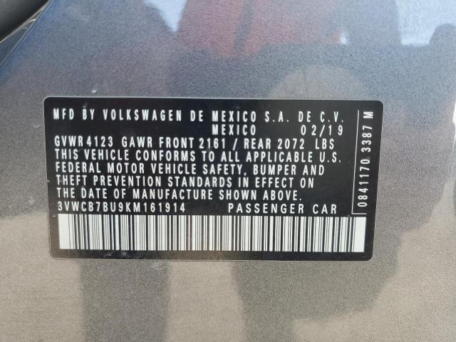 2019 VOLKSWAGEN JETTA S 3VWCB7BU9KM161914