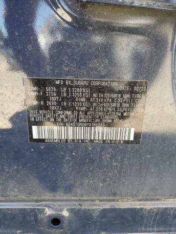 2023 SUBARU OUTBACK LI 4S4BTGND6P3186989