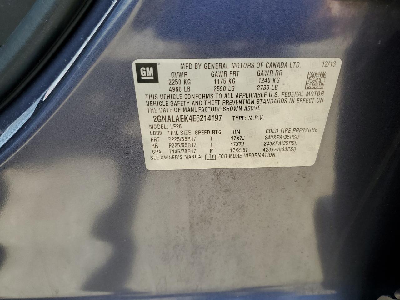 CHEVROLET EQUINOX LS