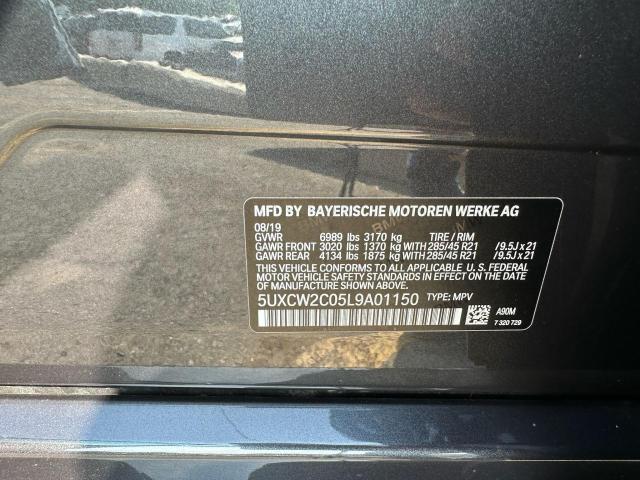 2020 BMW X7 XDRIVE4 5UXCW2C05L9A01150