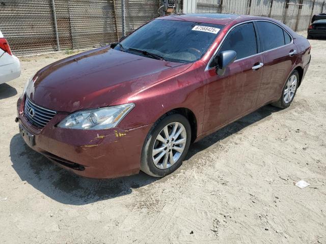 LEXUS ES 350 2008 burgundy  gas JTHBJ46G282269438 photo #1