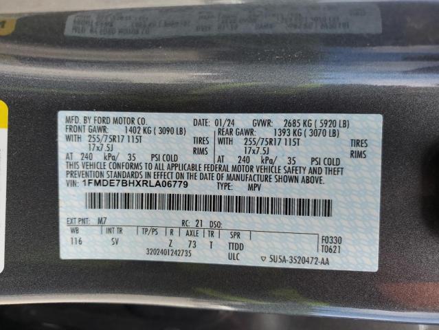 2024 FORD BRONCO BIG 1FMDE7BHXRLA06779