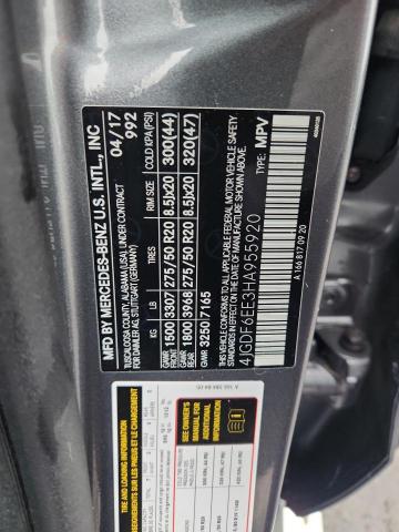2017 MERCEDES-BENZ GLS 450 4M - 4JGDF6EE3HA955920
