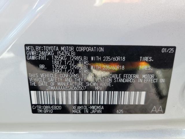 2025 TOYOTA BZ4X XLE JTMAAAAA8SA060507