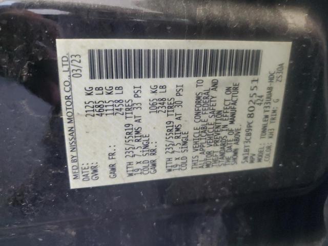 2023 NISSAN ROGUE SL - 5N1BT3CB9PC802551