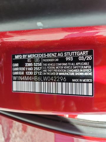 2020 MERCEDES-BENZ GLB 250 4MATIC - W1N4M4HB6LW042296