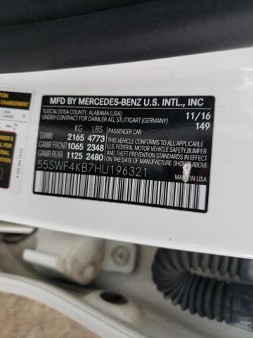 2017 MERCEDES-BENZ C 300 4MATIC 55SWF4KB7HU196321