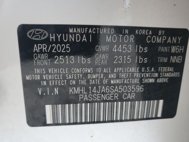 2025 HYUNDAI SONATA SEL KMHL14JA6SA503596