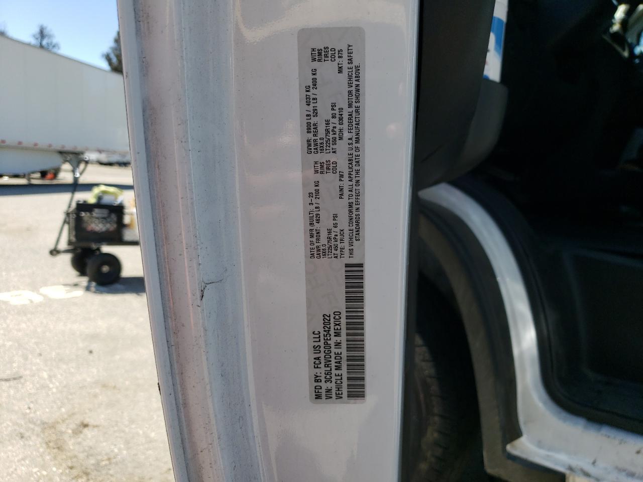 RAM PROMASTER 2500 HIGH