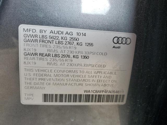 2015 AUDI Q5 PREMIUM WA1C8AFP4FA054611