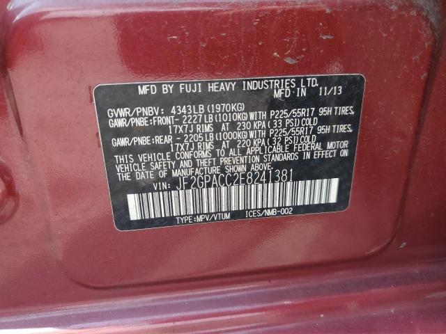 2014 SUBARU XV CROSSTREK 2.0 PREMIUM #3259099037