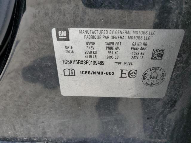 2015 CADILLAC ATS LUXURY 1G6AH5RX8F0139489