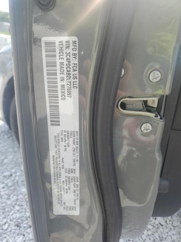 2020 DODGE JOURNEY SE 3C4PDCAB2LT276997