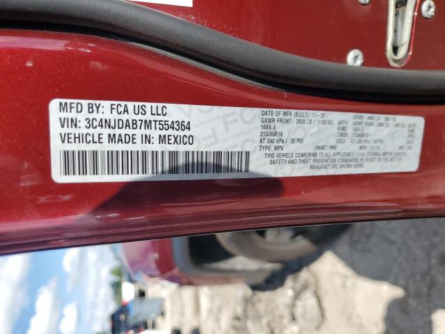 2021 JEEP COMPASS SPORT 3C4NJDAB7MT554364