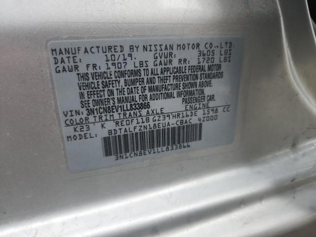 2020 NISSAN VERSA SV - 3N1CN8EV1LL833866