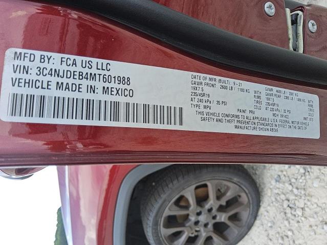 2021 JEEP COMPASS 80 3C4NJDEB4MT601988