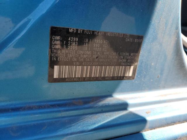 2017 SUBARU IMPREZA SP 4S3GKAM6XH3605313