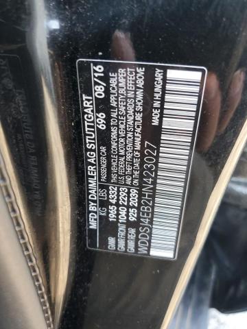 2017 MERCEDES-BENZ CLA 250 WDDSJ4EB2HN423027