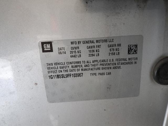 2015 CHEVROLET MALIBU LS 1G11B5SL9FF103967