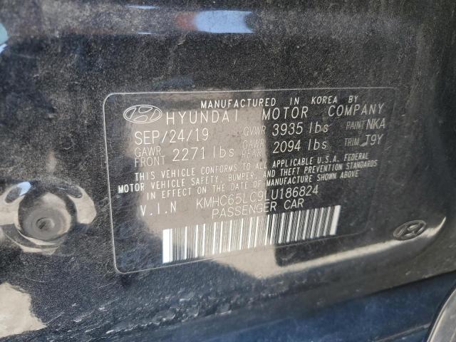 2020 HYUNDAI IONIQ BLUE KMHC65LC9LU186824