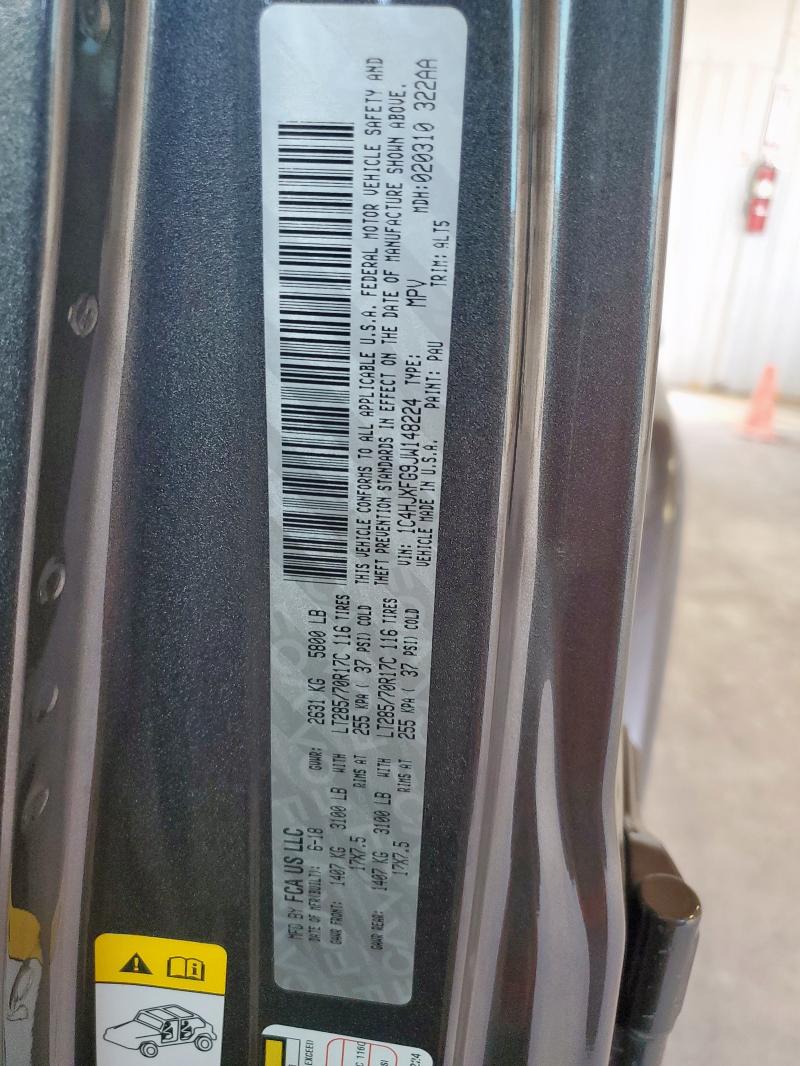 2018 JEEP WRANGLER U 1C4HJXFG9JW148224