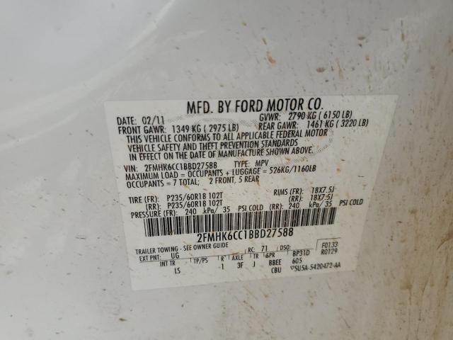 2011 FORD FLEX SEL #3286771884