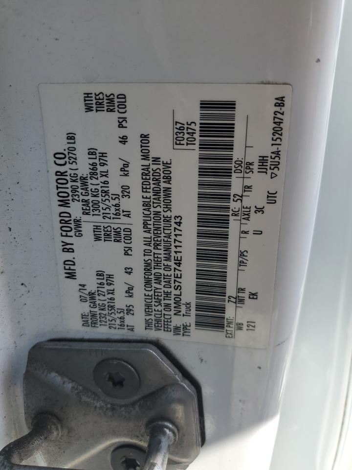 FORD TRANSIT CONNECT XL