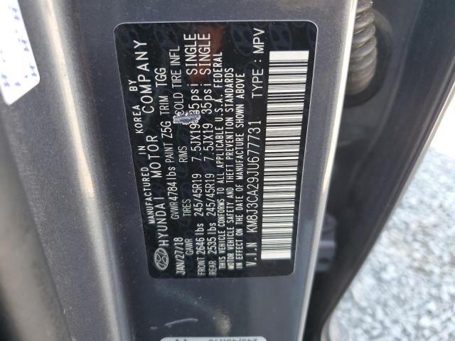 2018 HYUNDAI TUCSON VAL KM8J3CA29JU677731