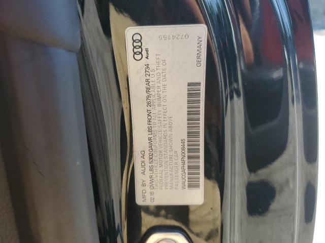 2015 AUDI S5 PREMIUM PLUS WAUCGAFH4FN008445