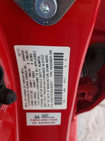 2018 HONDA CIVIC LX 2HGFC2F56JH503577