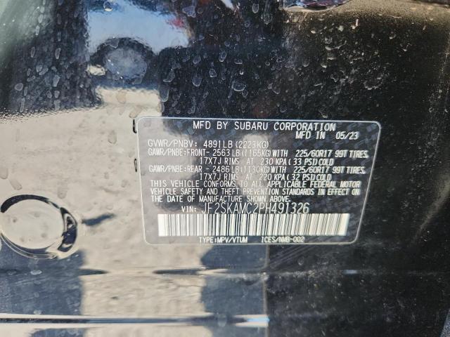 2023 SUBARU FORESTER W JF2SKAMC2PH491326