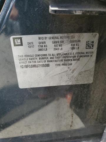 2018 CHEVROLET CRUZE PREMIER 1G1BF5SM8J7155000