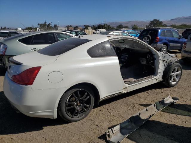INFINITI G35 2008 white  gas JNKCV64E48M103898 photo #4