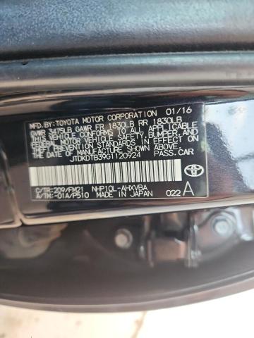 2016 TOYOTA PRIUS C JTDKDTB39G1120924