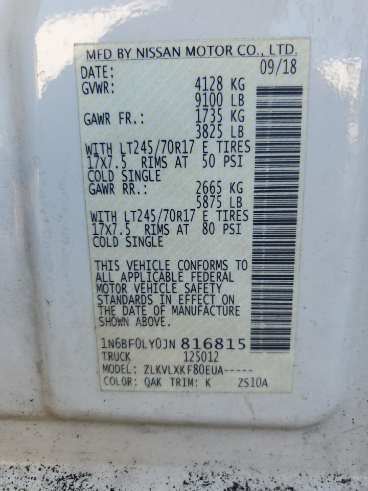 NISSAN NV2500 2500 S