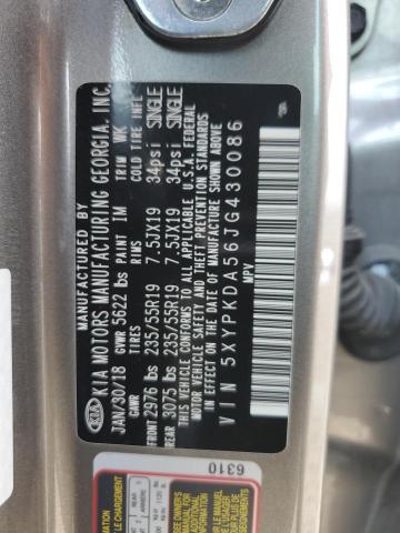 2018 KIA SORENTO SX - 5XYPKDA56JG430086