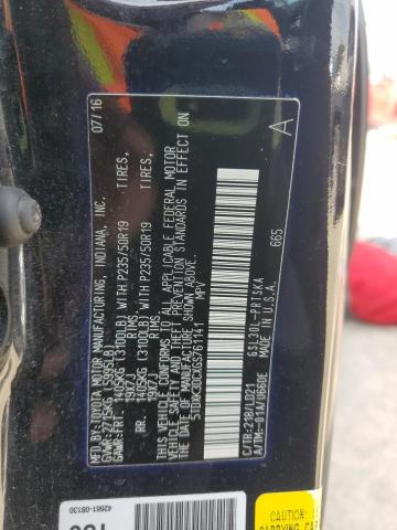 2016 TOYOTA SIENNA SE 5TDXK3DCXGS761141