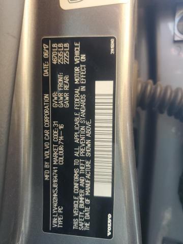 2018 VOLVO S60 PREMIE - LYV402HK5JB164741