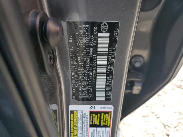 2018 TOYOTA CAMRY HYBR 4T1B21HK9JU505121