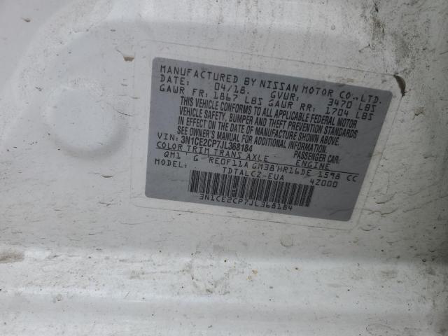 2018 NISSAN VERSA NOTE 3N1CE2CP7JL368184