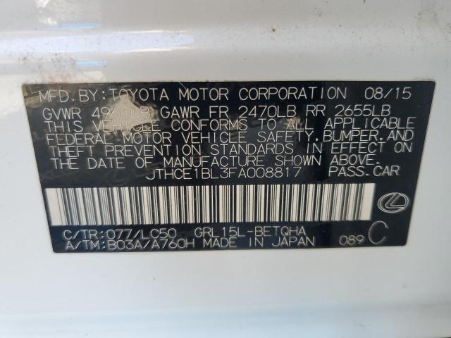 2015 LEXUS GS 350 JTHCE1BL3FA008817