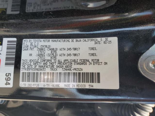 2025 TOYOTA TACOMA DOU 3TMKB5FN3SM028653