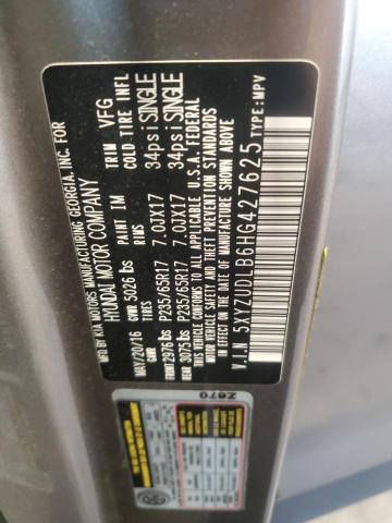 2017 HYUNDAI SANTA FE SPORT 5XYZUDLB6HG427625